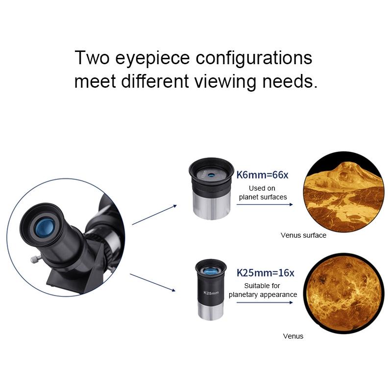 High Definition Astronomical Telescope with Tripod and Phone Clip - Dark Blue