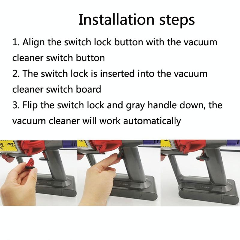 2-pack Vacuum Cleaner Switch Buckle for Dyson V6-v11