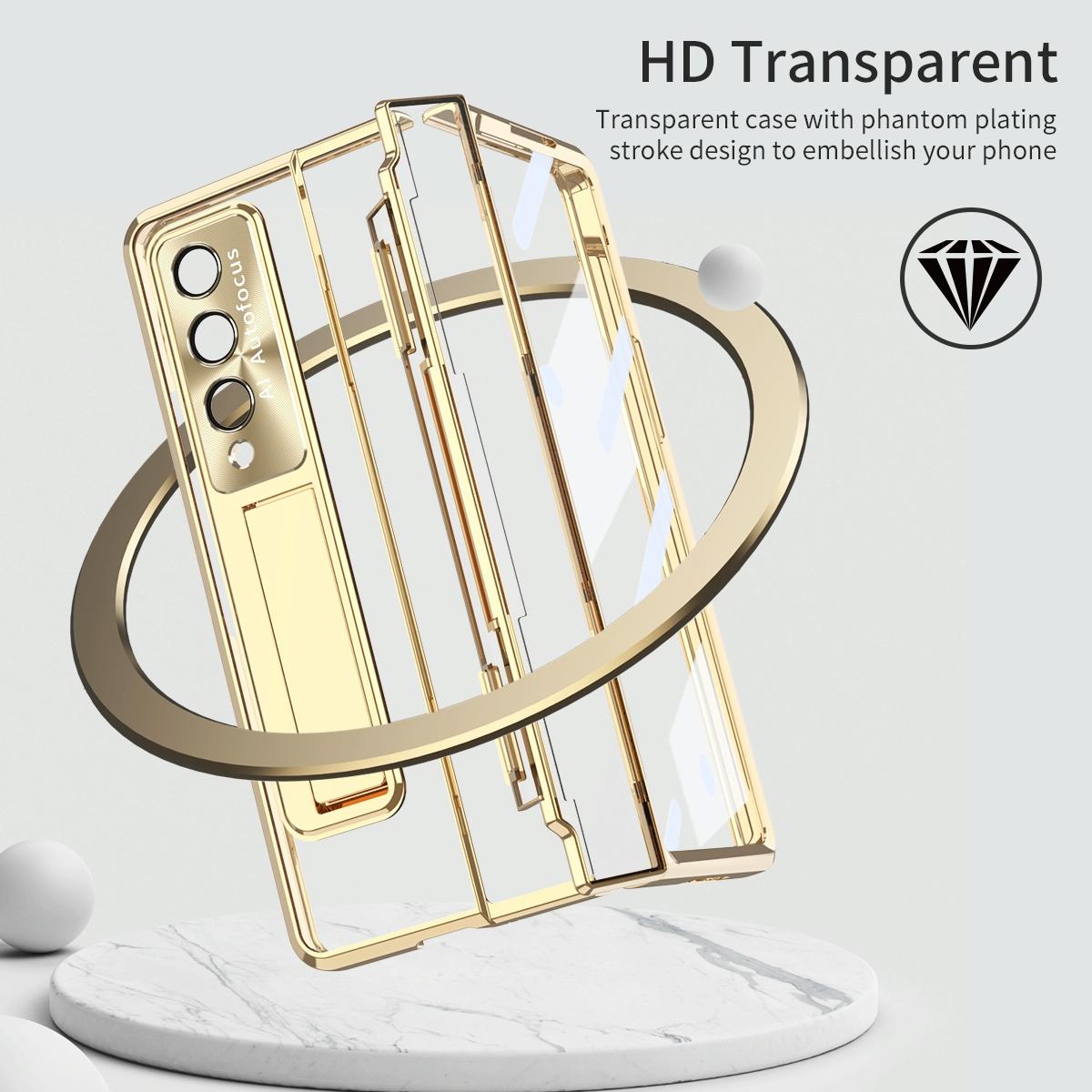 Phantom Series Folding Case for Samsung Galaxy z Fold 4 - Rose Gold