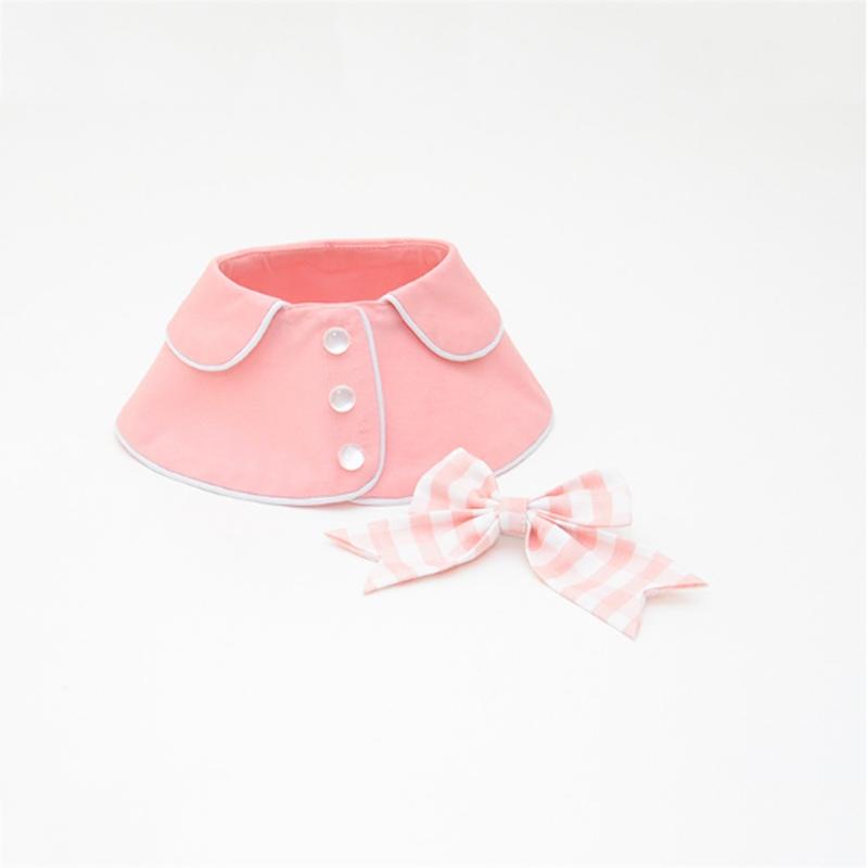 Pet Accessories Dog Small Shawl Bib Saliva Towel Triangle Scarf - Size M - Light Blue