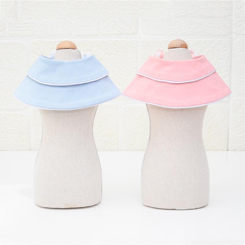 Pet Accessories Dog Small Shawl Bib Saliva Towel Triangle Scarf - Size M - Light Blue