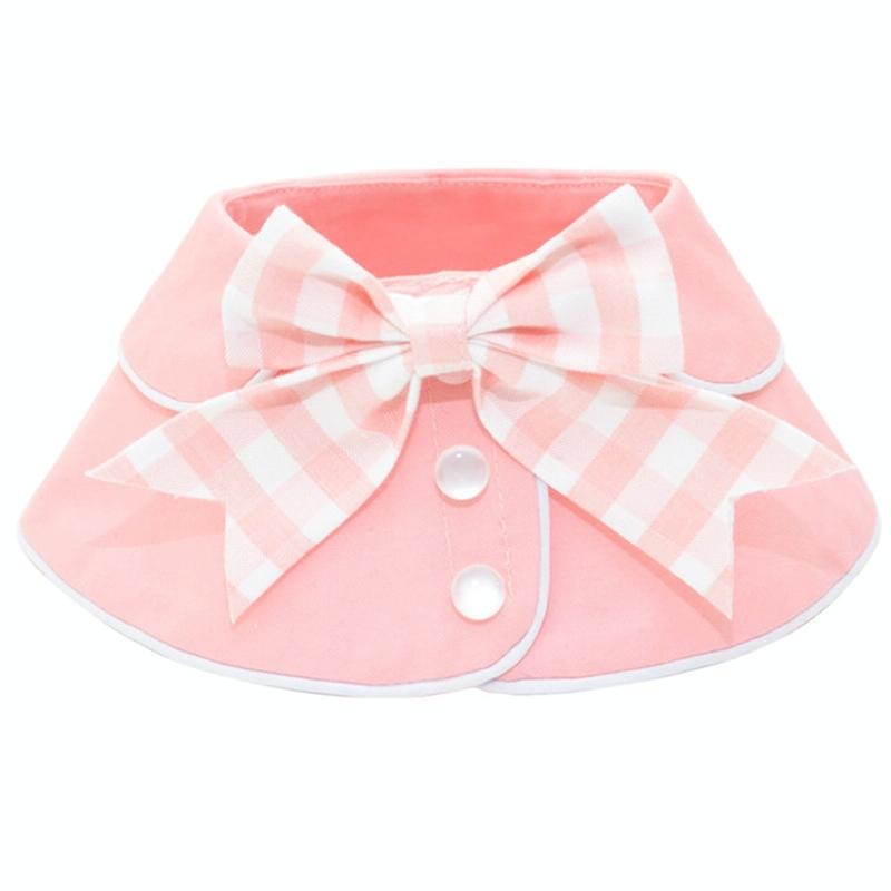 Pet Accessories Dog Small Shawl Bib Saliva Towel Triangle Scarf - Size M - Light Blue