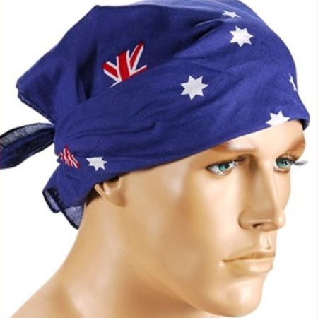 Australia Flag BANDANA 100% Cotton