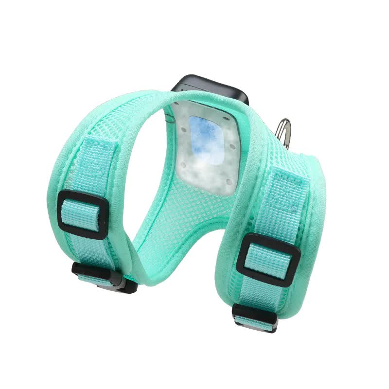 Size S Green Pet Cooling Harness