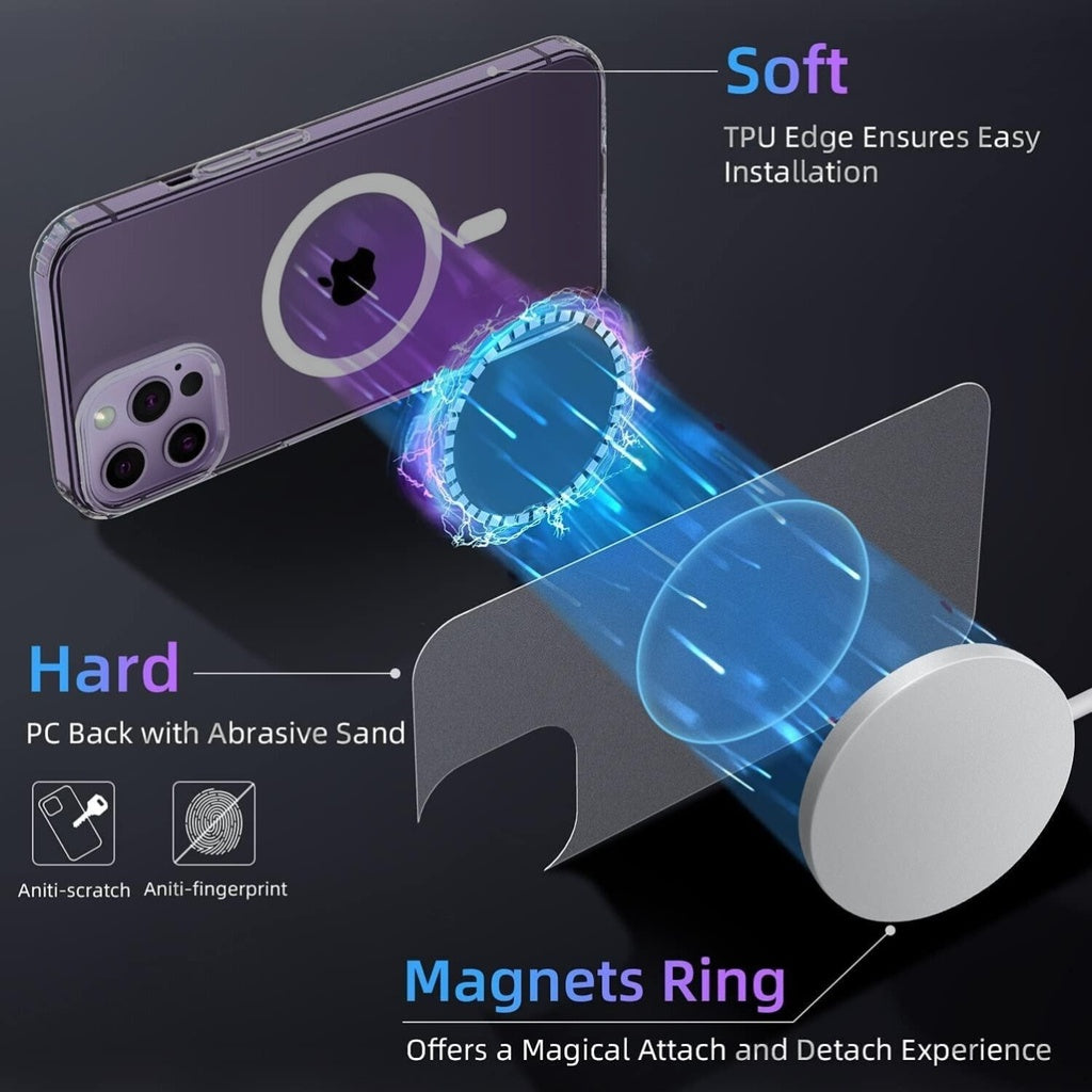 VOCTUS iPhone 14 Pro Magsafe Phone Case (Transparent)