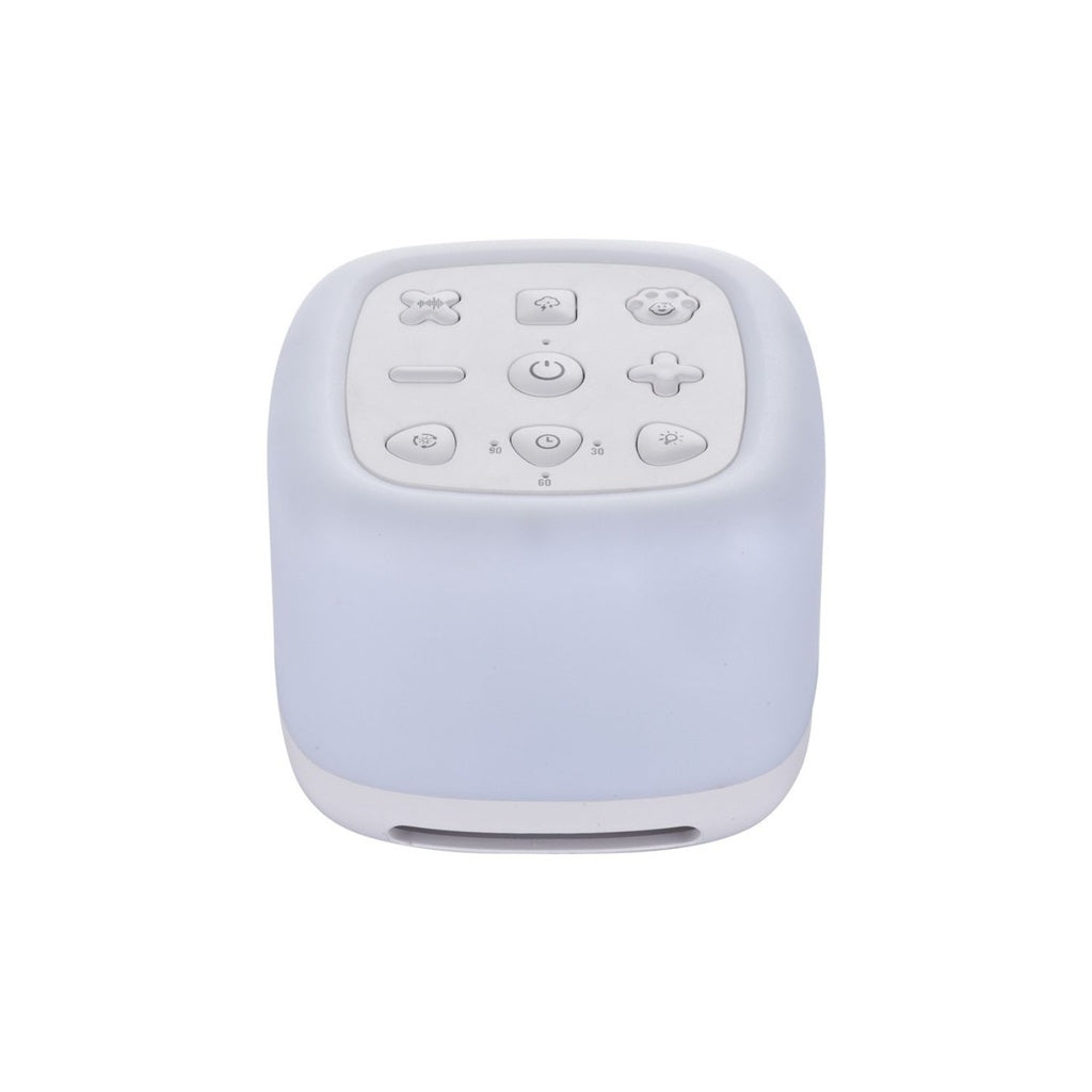 GOMINIMO White Noise Machine with Night Light and 40 Soothing Sounds for Sleeping (White)