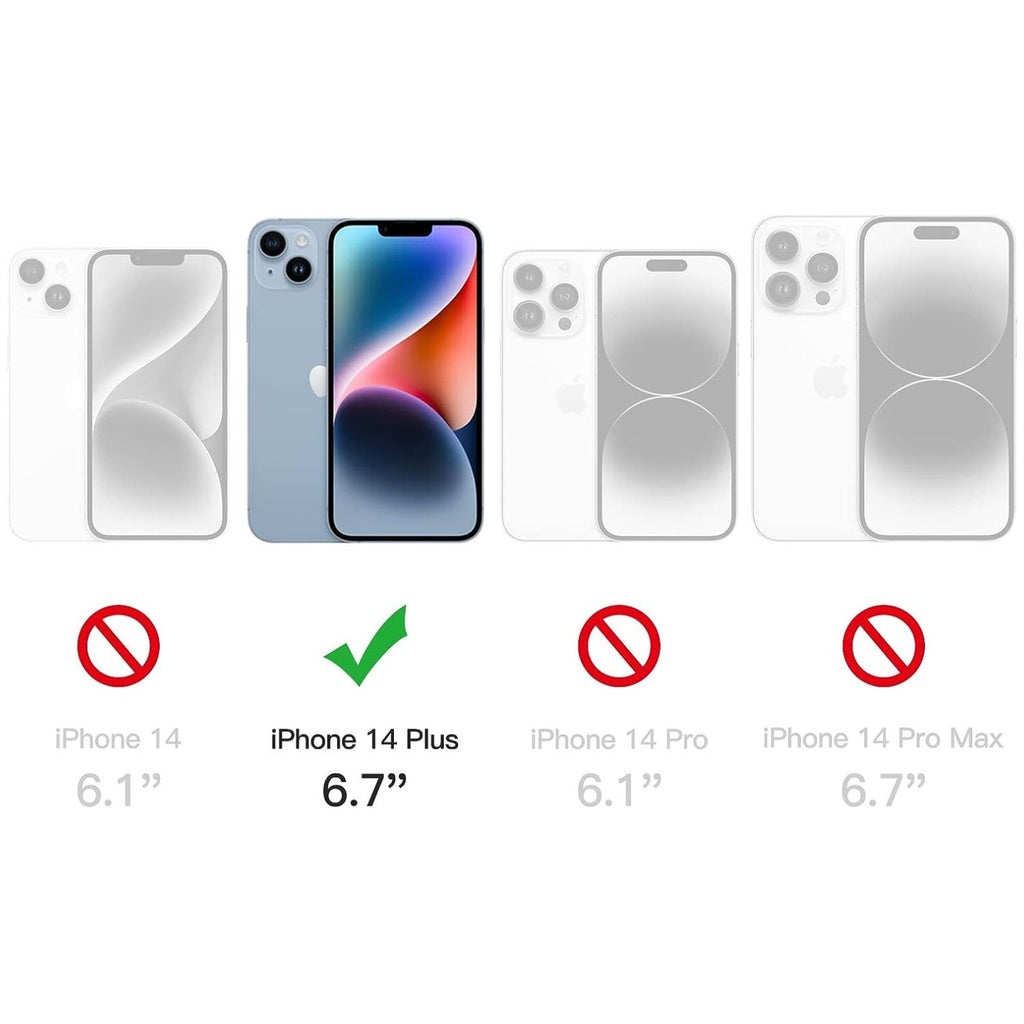 VOCTUS iPhone 14 Plus Tempered Glass Screen Protector 2Pcs (Raw)