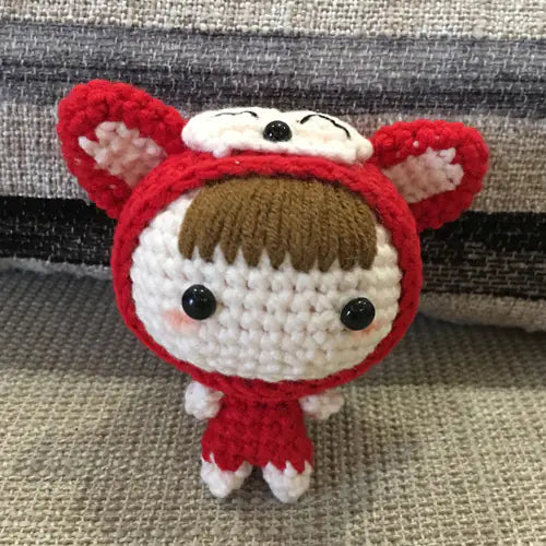 Crochet Doll Keychain Kit with Video Tutorial