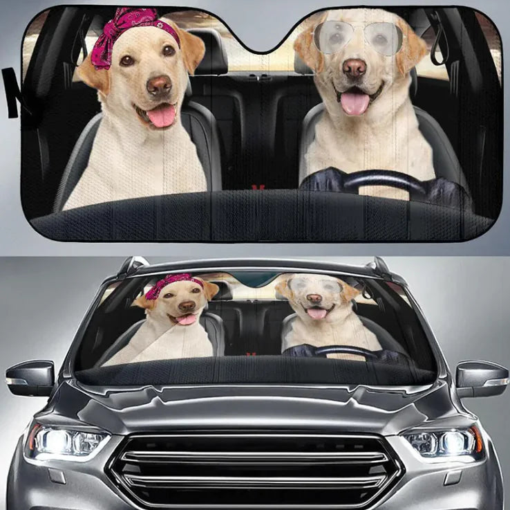 Windscreen Sunshade Front Gear Heat Insulation Free Punch