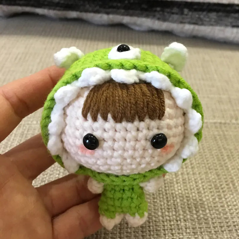 Crochet Doll Keychain Kit with Video Tutorial