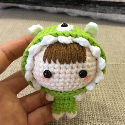 Crochet Doll Keychain Kit with Video Tutorial