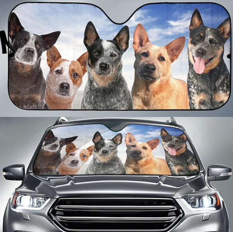 Windscreen Sunshade Front Gear Heat Insulation Free Punch