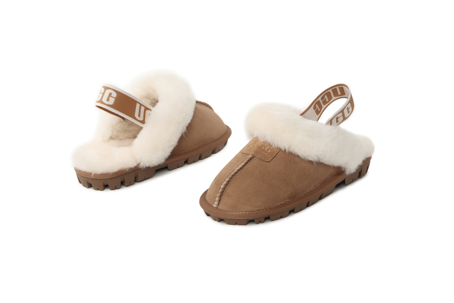 DKUGG ANSLEY SLIPPER - Size M 37/38 - Chestnut