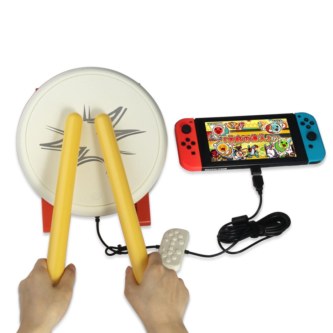 Drum Sticks Controller Kit for Nintendo Switch - Compact and Versatile