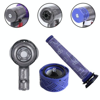 Rear Motor Cover & Filter Set for Dyson V6 Vacuum