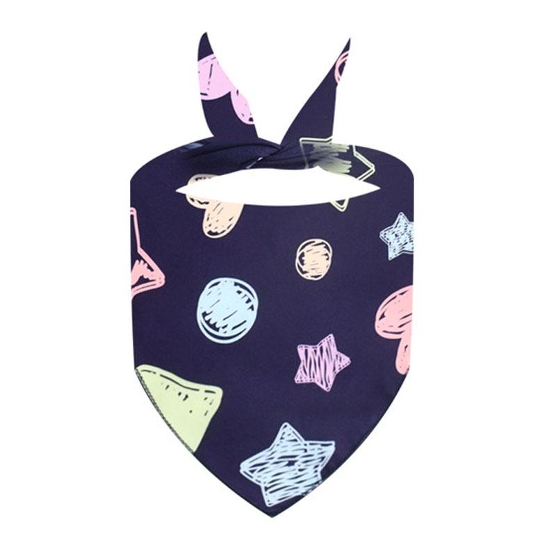Cute Pet Triangle Towel Bib Cartoon Cats And Dogs Drool Towel Scarf - Size 01 - 01