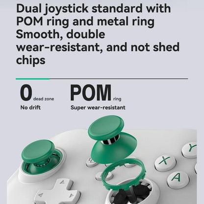 Wireless Bluetooth Game Controller For Switch Ios Android Pc Ps3 Ps4 - Black - White