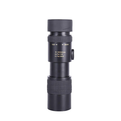 High Definition Monocular Telescope - 10-300X40 Bak4 Prism