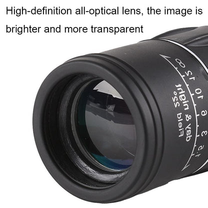 High Definition Monocular Telescope For Outdoor Bird Viewing - 16X52 Green Film - 16X52 Prism