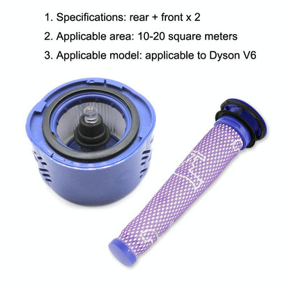 Versatile 3-in-1 Filter Kit for Dyson V6 - Compatible with Multiple Models