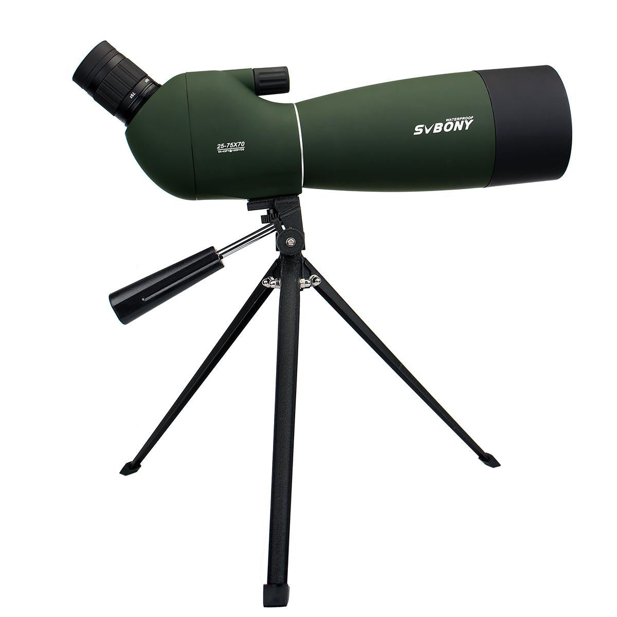 High Definition Birding Scope with Tripod - 25-75x70 - Green Film - 15Mm Eyepiece