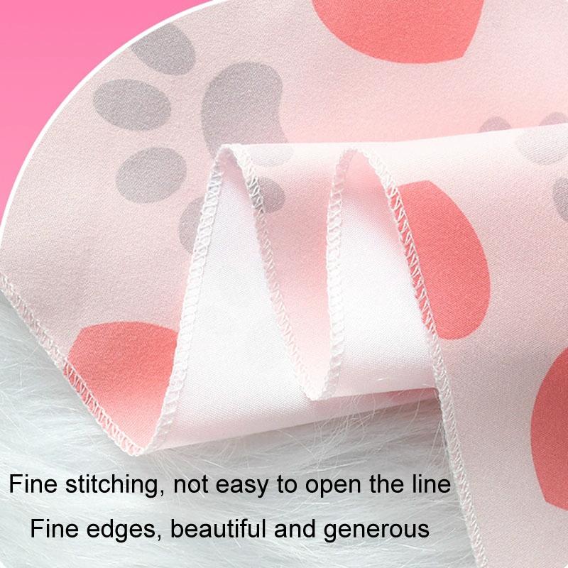 Cute Pet Triangle Towel Bib Cartoon Cats And Dogs Drool Towel Scarf - Size 01 - 11