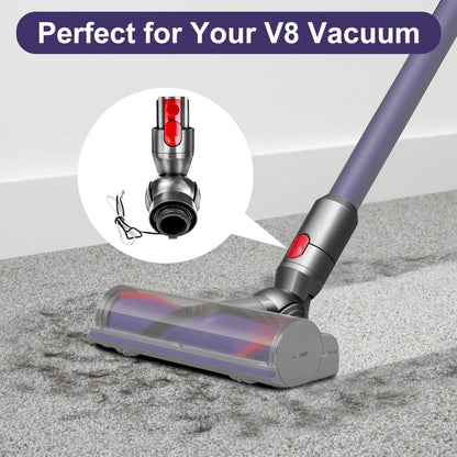 V8 V10 Vacuum Direct Drive Head Elbow Connector With Wheels Repair Parts