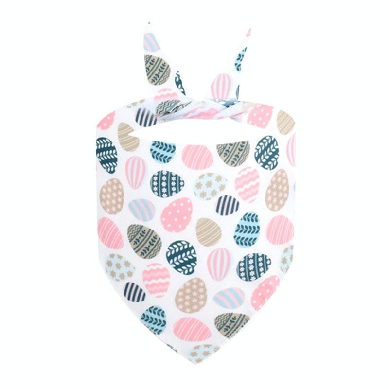 Cute Pet Triangle Towel Bib Cartoon Cats And Dogs Drool Towel Scarf - Size 01 - 02