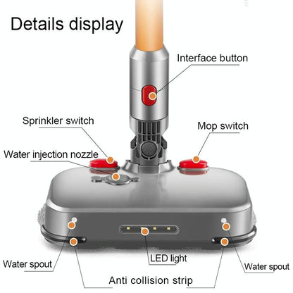 Electric Wet & Dry Mopping Head with Water Tank for Dyson V7 / V8 / V10 / V11