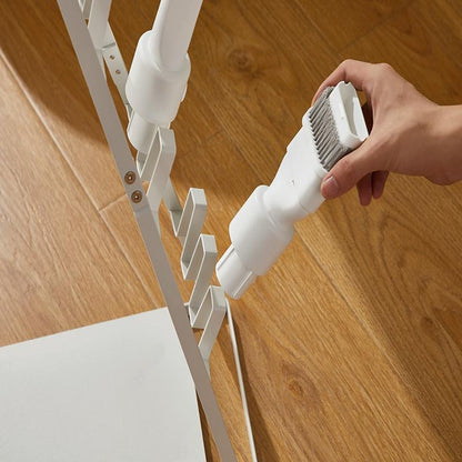 Universal Non-punch Vacuum Cleaner Floor Storage Bracket for Dyson - White