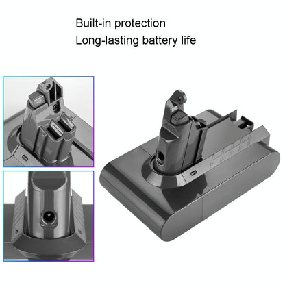 Extra Battery for Dyson V6 Handheld Vacuum - Replacement - V6 2.2Ah