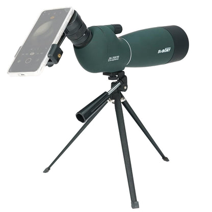 High Definition Birding Scope with Tripod - 25-75x70 - Green Film - 19Mm Eyepiece Red Film