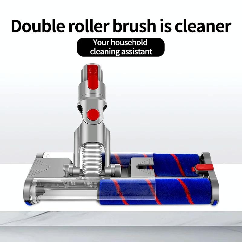 Universal Electric Floor Brush with Double Roller for Dyson Slim