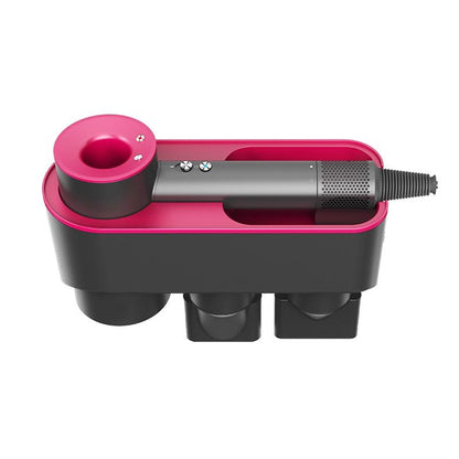 Wall Mounted Hair Dryer Bracket Storage Rack Black Nickel - With Hand Dryer Elegant Bronze