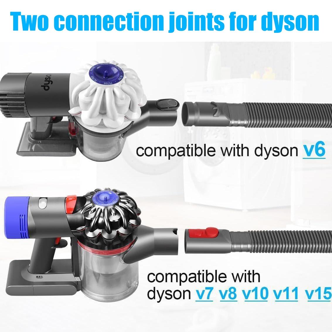 Vacuum Dryer Vent Cleaner Kit For Dyson V6 / Dc Cordless Gray - For Dyson V7 V8 V10 V11 V15 G5 Gray