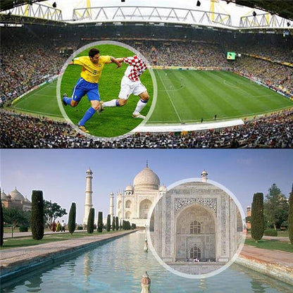 High Definition Dual Focus Monocular Telescope - 16X52 Portable Pro Zoom