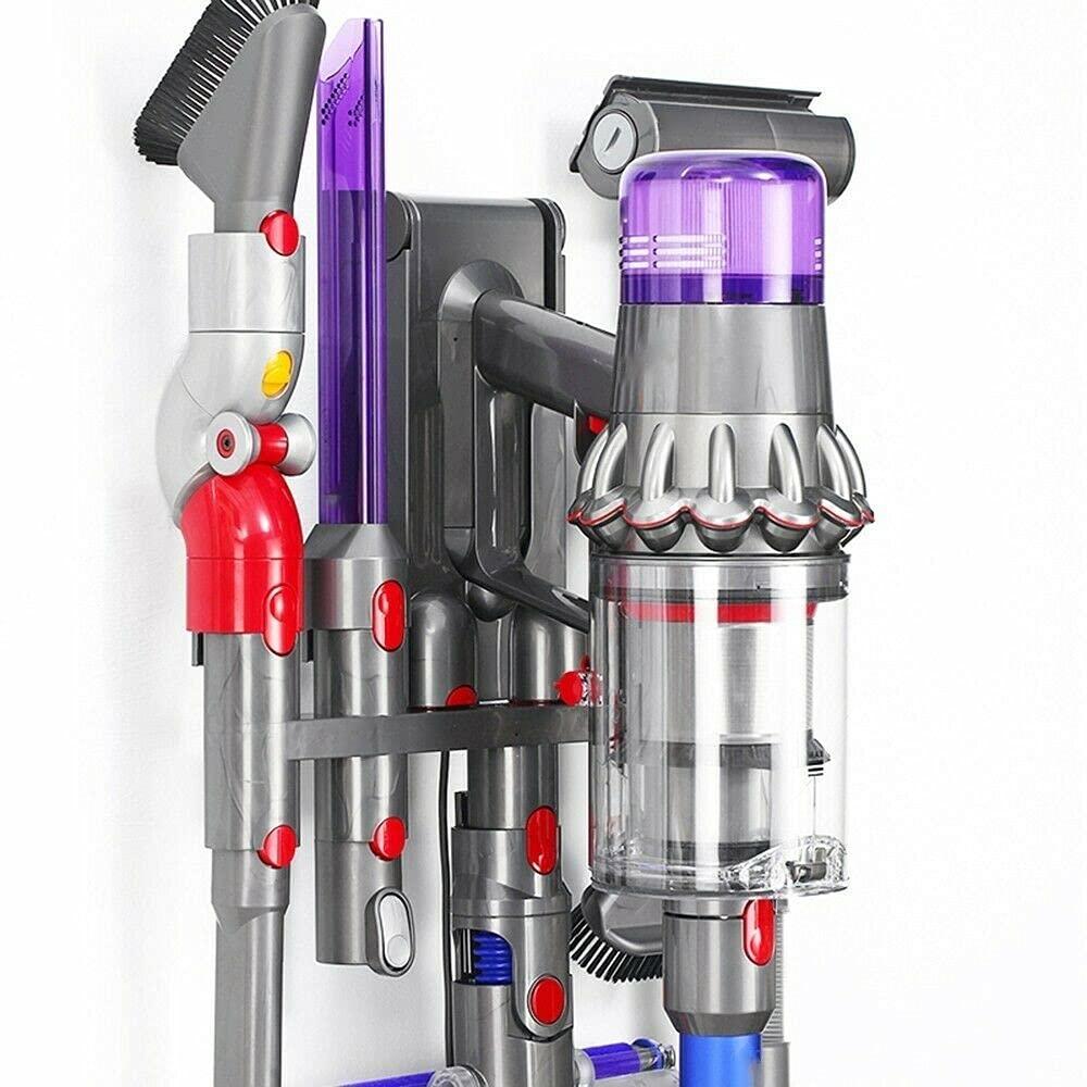 9-hole Attachment Holder for Dyson Vacuum Cleaners - Space-saving Storage Rack