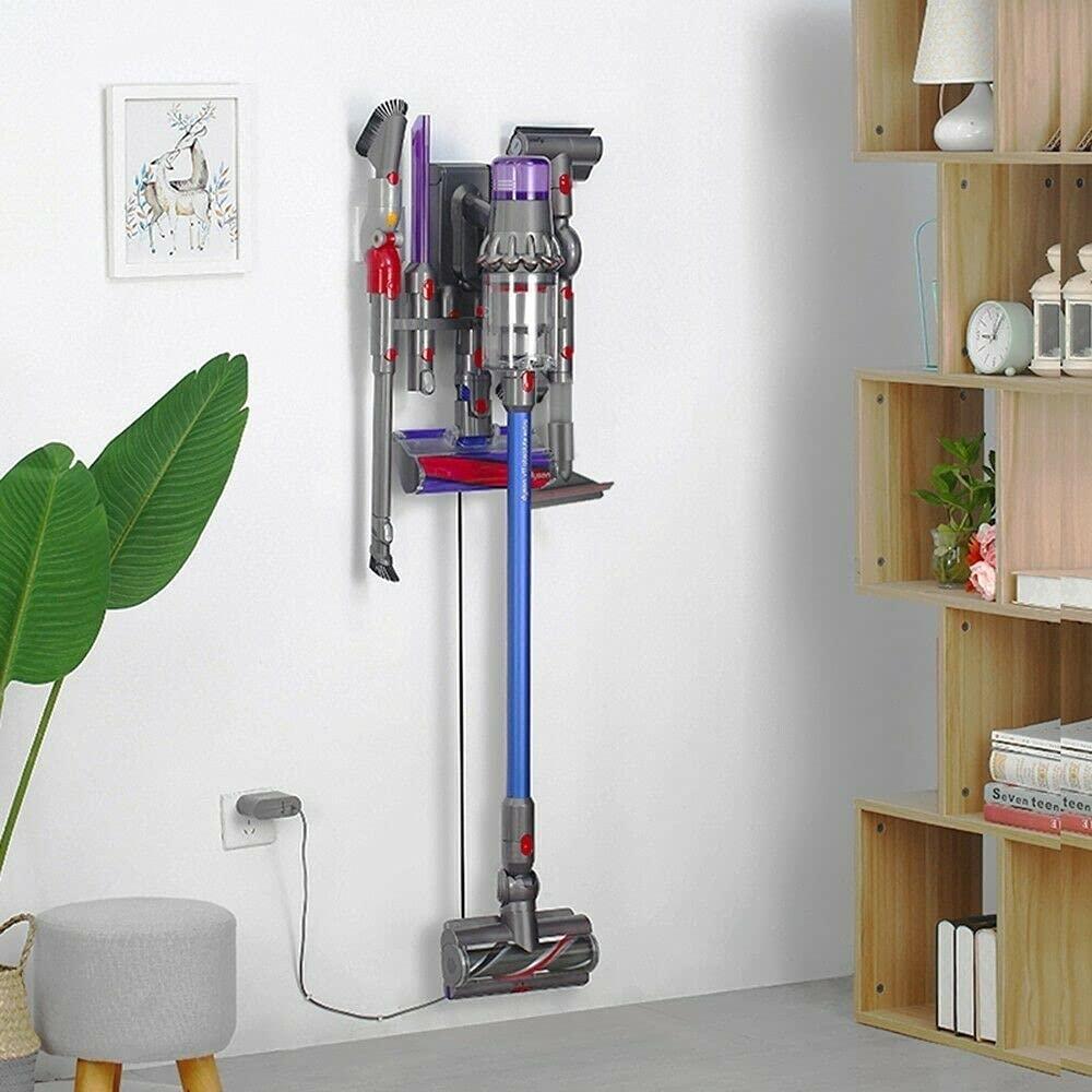 9-hole Attachment Holder for Dyson Vacuum Cleaners - Space-saving Storage Rack