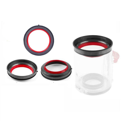 Vacuum Parts High Quality Replacement For Efficient Cleaning - For Dyson V10 Dust Bin Red Silicone Ring