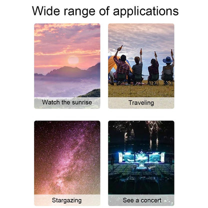 High Definition Monocular Telescope For Outdoor Bird Viewing - 16X52 Green Film - 16X52 With Clip+Tripod