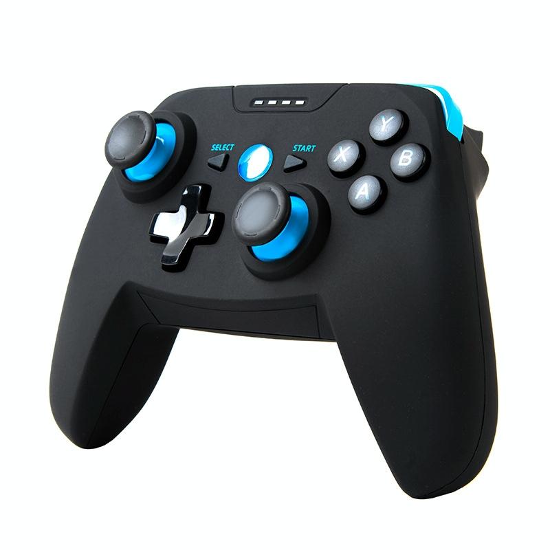 Wireless Game Controller for Android / Ios / Pc / Ps3 - 2.4ghz & Bluetooth 4.0 - Blue