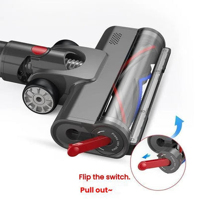 High Torque Floor Brush For V7 / V8 / V10 / V11 / V15 Vacuums With Lighting