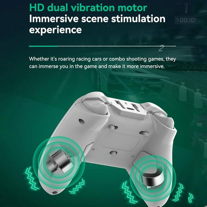 Wireless Bluetooth Game Controller For Switch Ios Android Pc Ps3 Ps4 - Black - Star White+Bracket