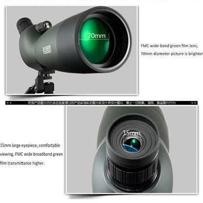 High Definition 25-75X70 Zoom Monocular Telescope For Outdoor Use
