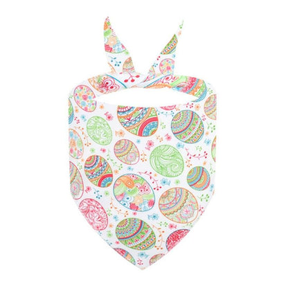 Cute Pet Triangle Towel Bib Cartoon Cats And Dogs Drool Towel Scarf - Size 01 - 07