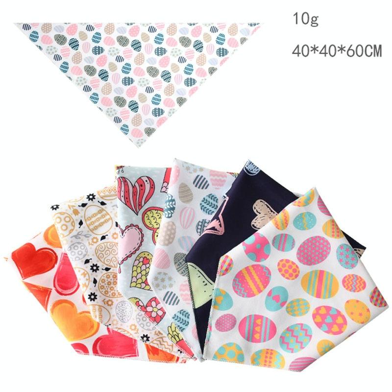 Cute Pet Triangle Towel Bib Cartoon Cats And Dogs Drool Towel Scarf - Size 01 - 07