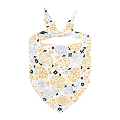 Cute Pet Triangle Towel Bib Cartoon Cats And Dogs Drool Towel Scarf - Size 01 - 07