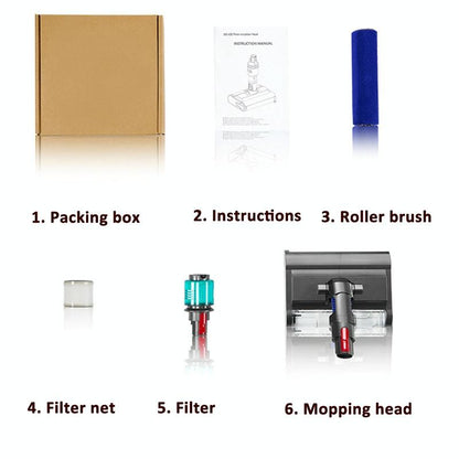 Versatile Wet / Dry Mopping Head for Dyson Vacuums