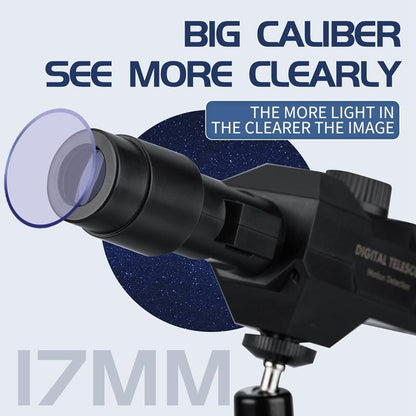 Wireless Motion Detection Monocular With Metal Tripod - 70X Magnification