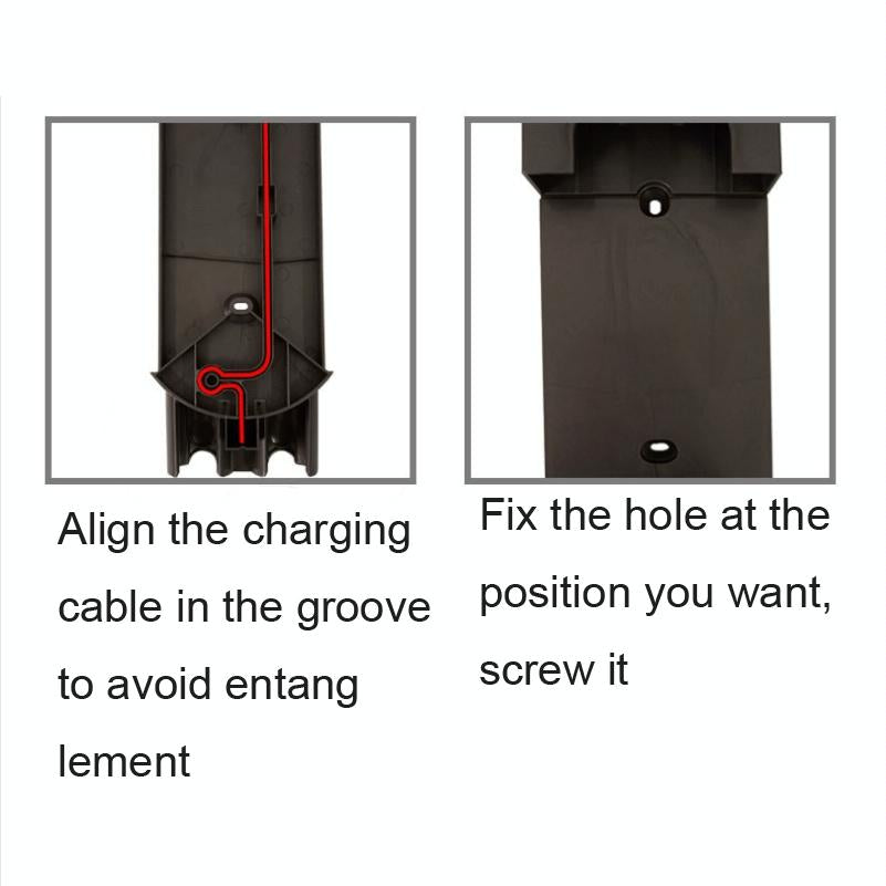 Wall-mounted Charging Stand for Dyson V7 V8 Vacuum Cleaners